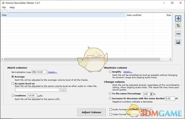 Volume Normalizer Masterv1.2.1