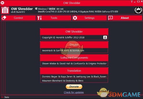 OW Shredder(文件数据彻底删除软件)v6.45.872