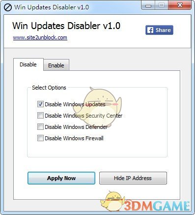 Win Updates Disabler(Win10更新屏蔽工具)v1.0