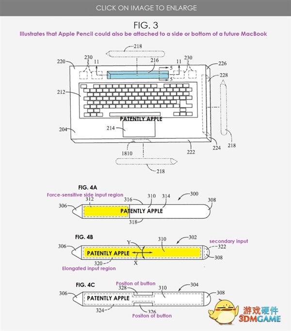 苹果新专利：Apple Pencil有望取代Touch Bar