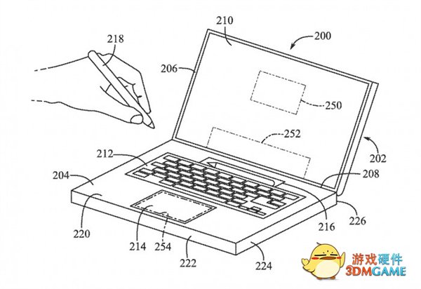 苹果新专利：Apple Pencil有望取代Touch Bar