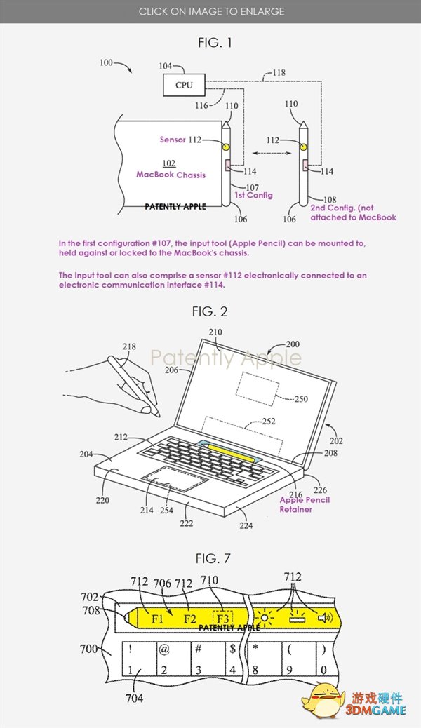 苹果新专利：Apple Pencil有望取代Touch Bar