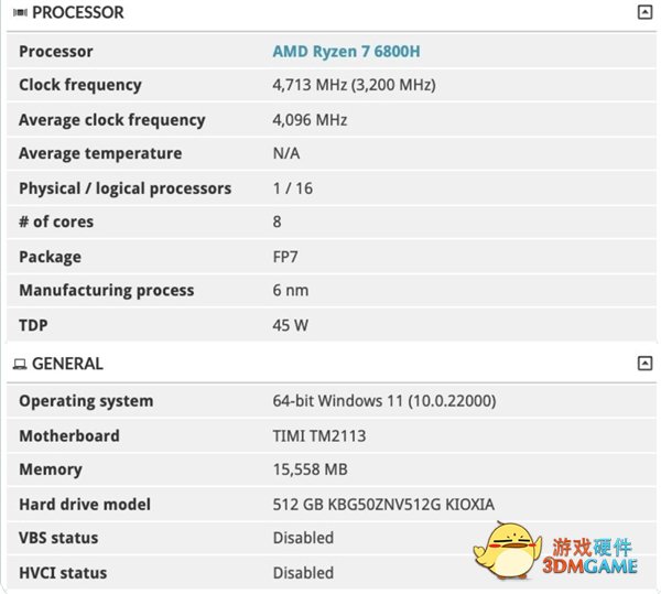 小米笔记本新品曝光：搭载R7 6800H 内置核显性能媲美MX450