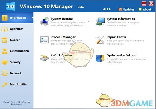 windows 10 managerv3.6