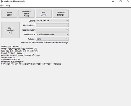 Webcam Photoboothv2.4