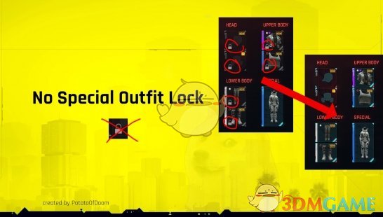 《赛博朋克2077》取消服装栏特殊装备锁定MOD