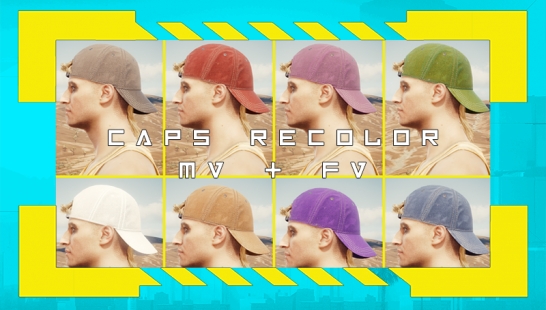 《赛博朋克2077》帽子新颜色MOD