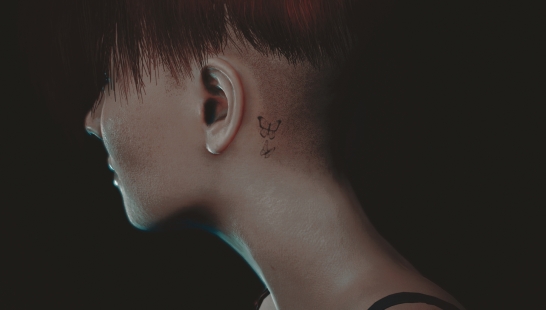 《赛博朋克2077》定制面部纹身MOD