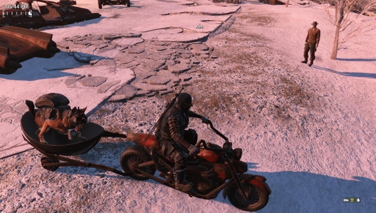 《辐射4》可驾驶的摩托车mod