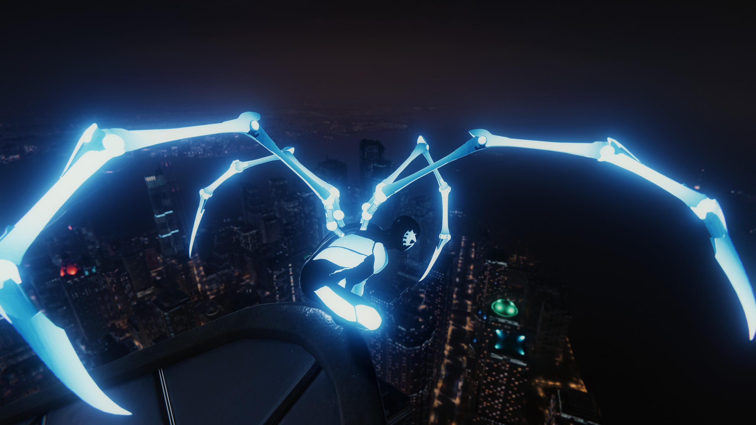 《漫威蜘蛛侠：重置版》蜘蛛腿蓝色mod