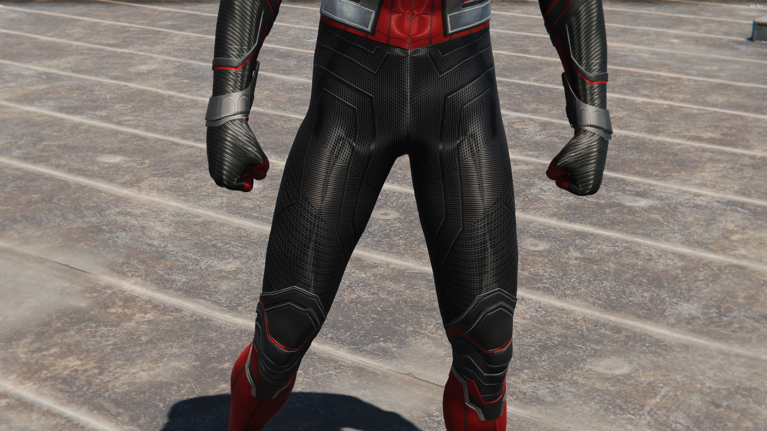 《漫威蜘蛛侠：重置版》红黑色和银色混合套装 mod