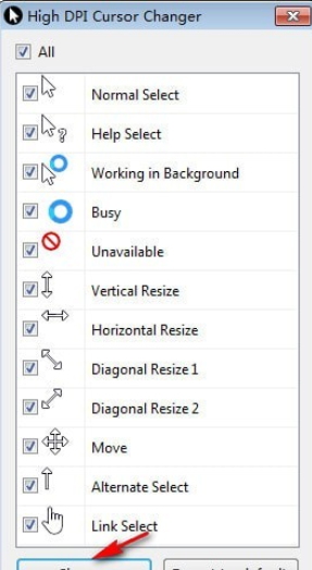 High DPI Cursor ChangerV0.2.0.2