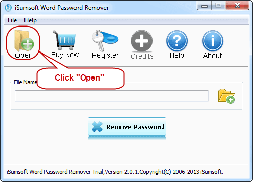 iSumsoft Word Password RemoverV3.1.1