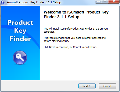 iSumsoft Product Key FinderV3.1.1