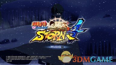 《火影忍者：究极忍者风暴4》佐助标题画面MOD