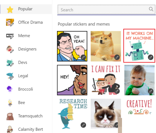 Microsoft Teams怎么制定个性化贴纸