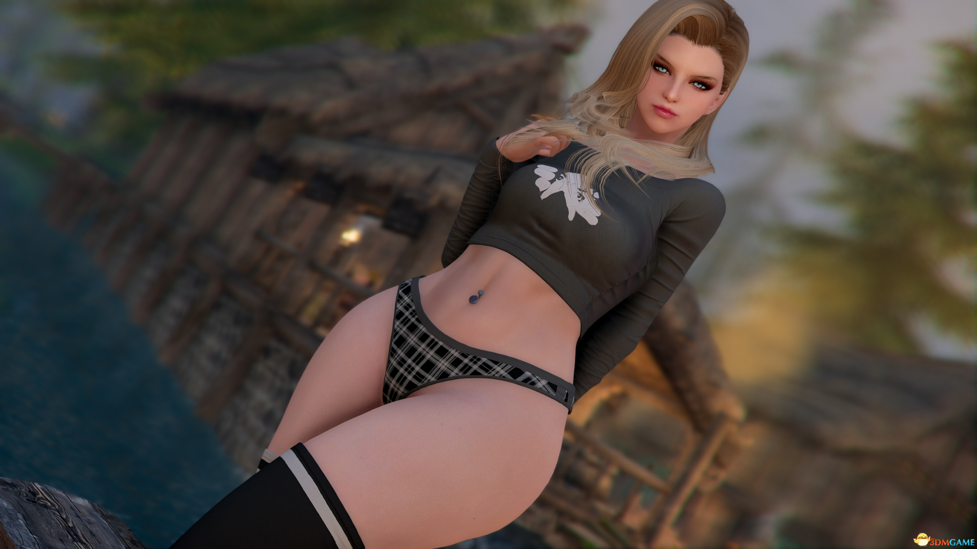 《上古卷轴5：天际重制版》弓兵金发妹瓦尔米拉MOD