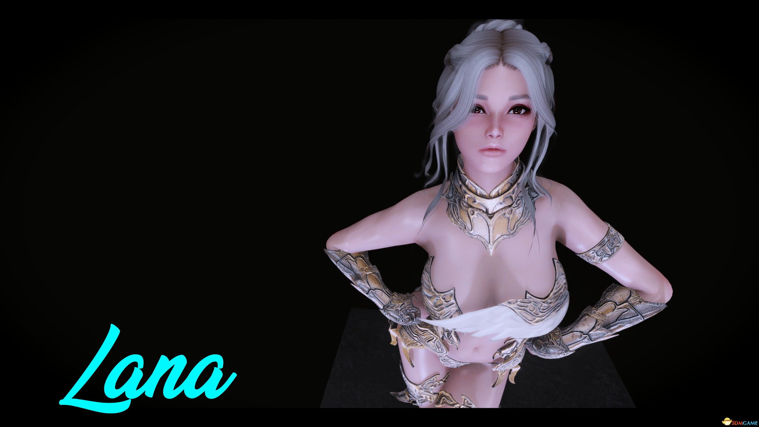 《上古卷轴5：天际重制版》白毛御姐战士拉娜MOD