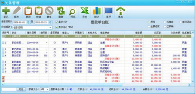 财务流水账记账