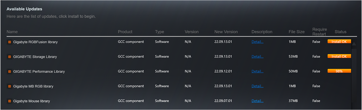 Gigabyte Control Center技嘉控制中心_23.08.31.01