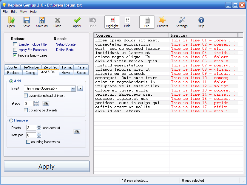 ReplaceGenius文本内容快速替换工具4.31