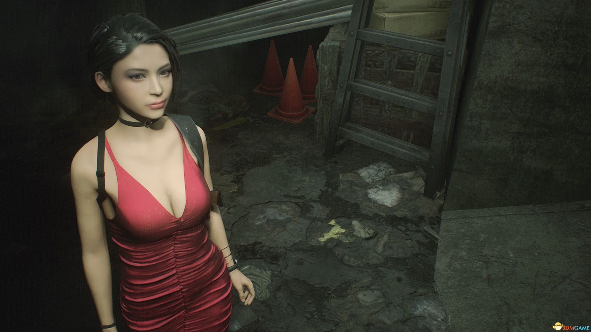 《生化危机2：重制版》艾达re3吉尔黑发型默认服MOD