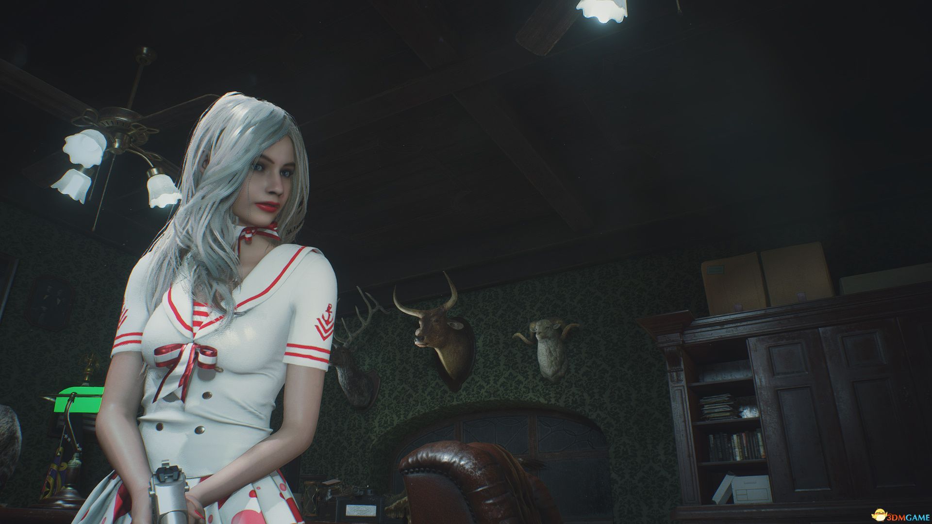 《生化危机2：重制版》艾达&克莱尔白发性感海军小魔女MOD