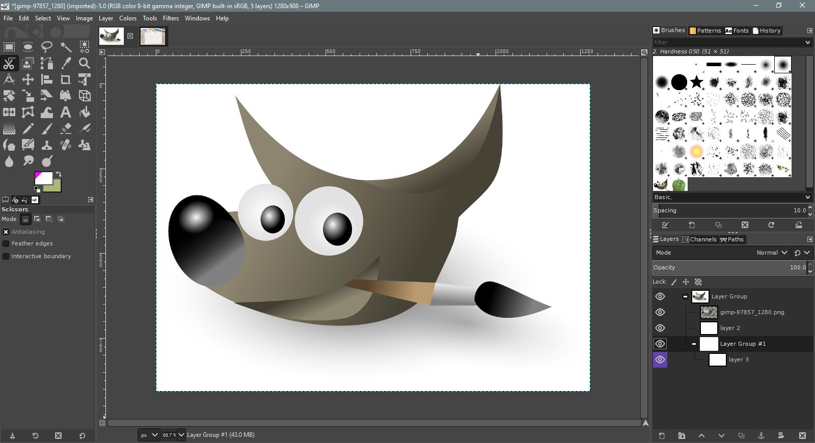 Gimp 2.10.36