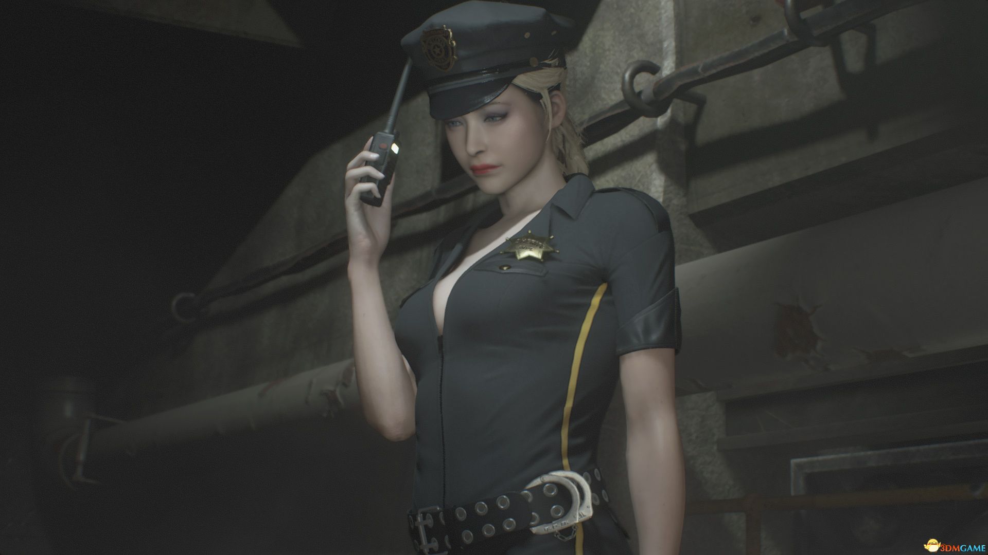 《生化危机2：重制版》艾达&克莱尔警察黑丝制服MOD