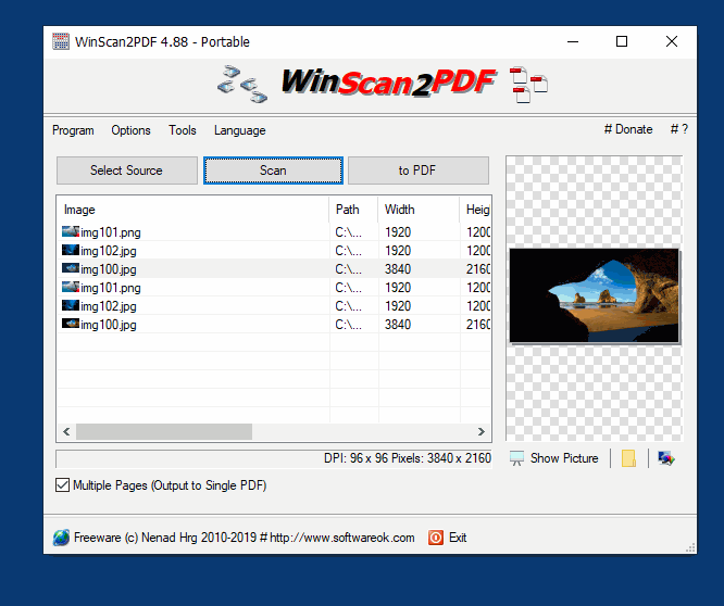 WinScan2PDF-便携版8.68