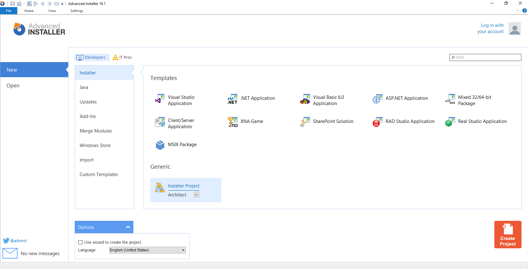 Advanced Installer 21.0.1