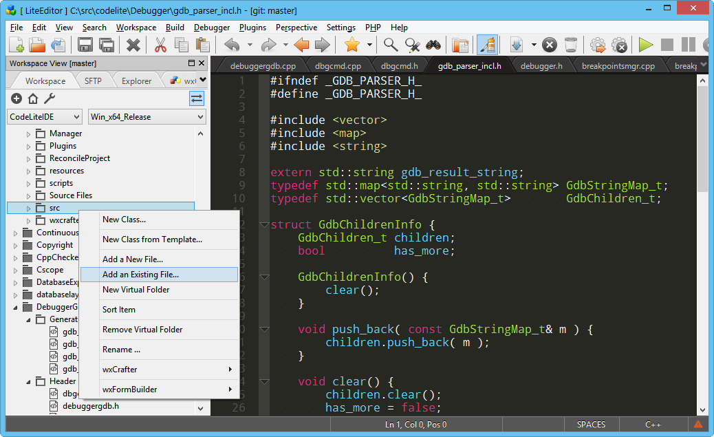 CodeLite 17.0.0-64位
