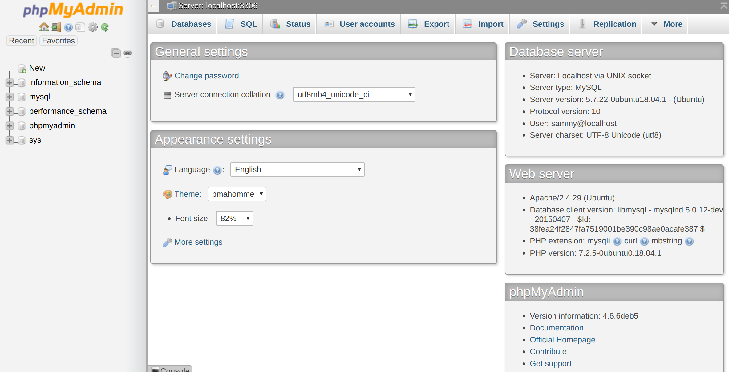 phpMyAdmin 5.2.1