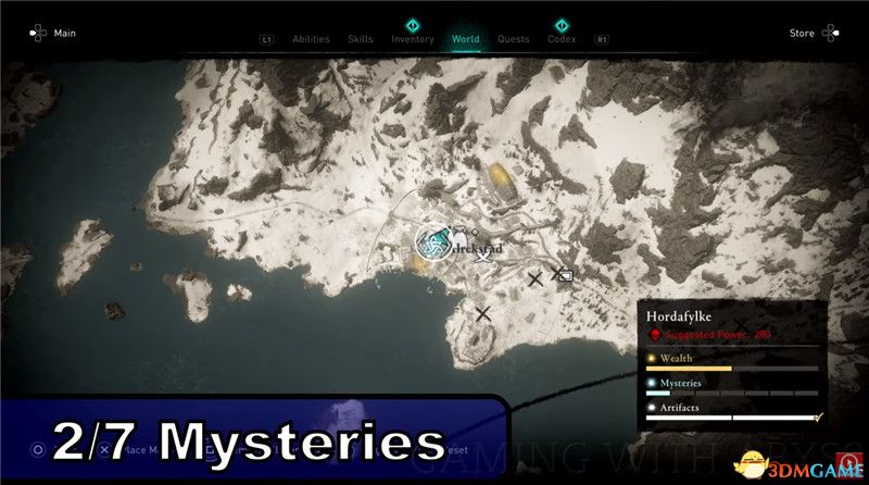 《刺客信条：英灵殿》全收集图文攻略 全财富神秘传说文物装备技能等收集品位置