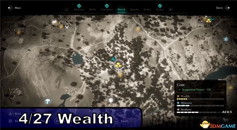 《刺客信条：英灵殿》全收集图文攻略 全财富神秘传说文物装备技能等收集品位置