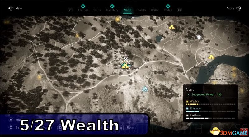 《刺客信条：英灵殿》全收集图文攻略 全财富神秘传说文物装备技能等收集品位置