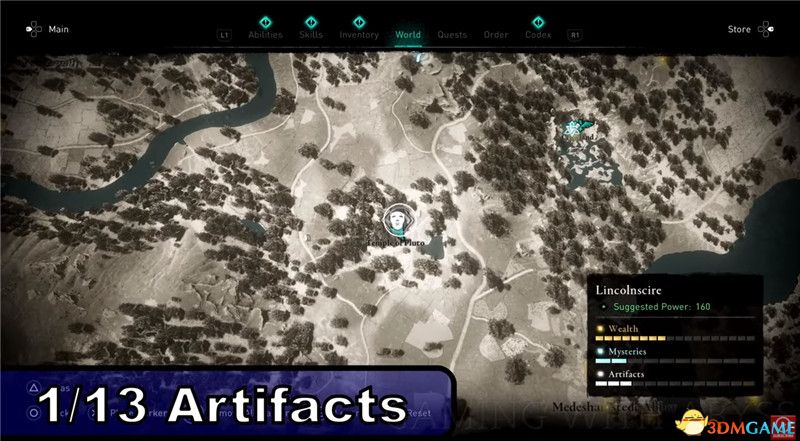 《刺客信条：英灵殿》全收集图文攻略 全财富神秘传说文物装备技能等收集品位置