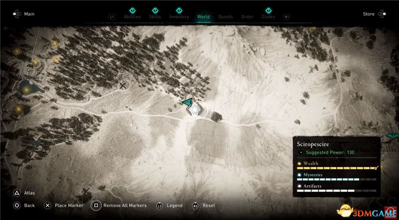 《刺客信条：英灵殿》全收集图文攻略 全财富神秘传说文物装备技能等收集品位置