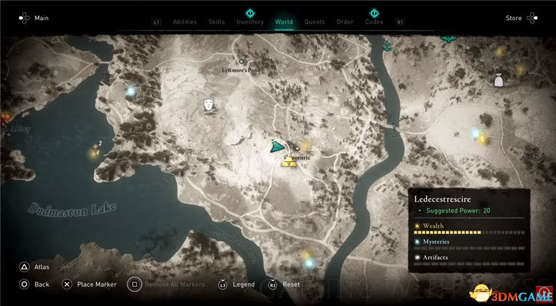 《刺客信条：英灵殿》全收集图文攻略 全财富神秘传说文物装备技能等收集品位置