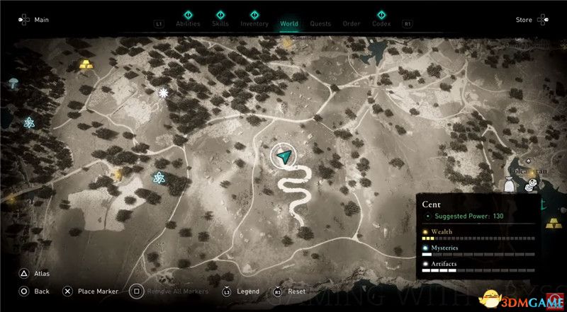 《刺客信条：英灵殿》全收集图文攻略 全财富神秘传说文物装备技能等收集品位置