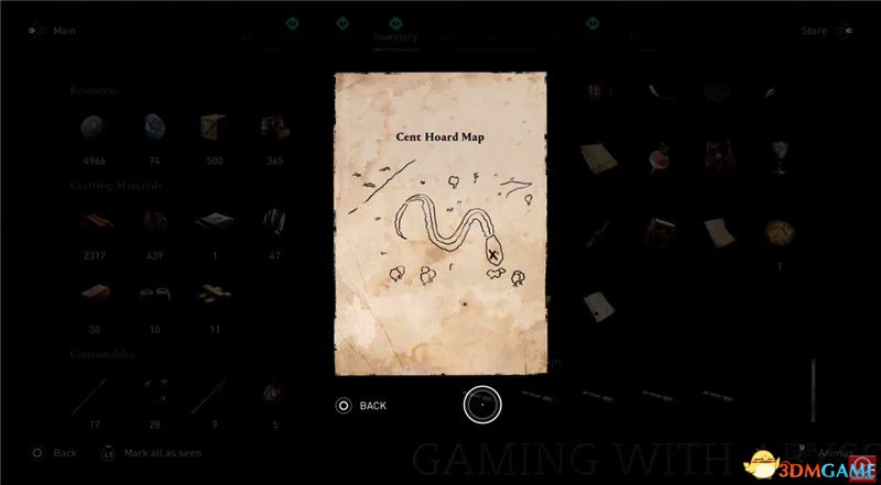 《刺客信条：英灵殿》全收集图文攻略 全财富神秘传说文物装备技能等收集品位置