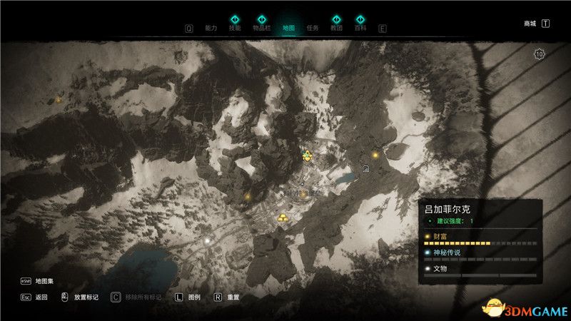 《刺客信条：英灵殿》全收集攻略 全武器套装+斗句+世界事件+宝藏收集