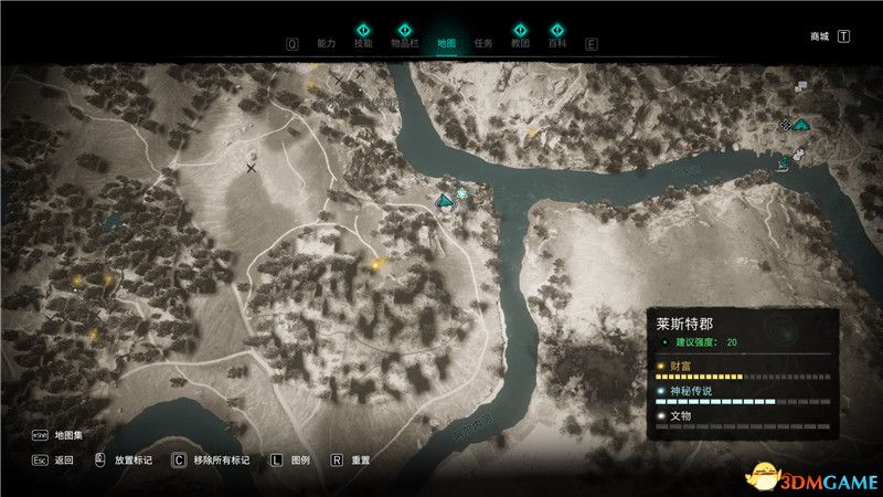 《刺客信条：英灵殿》全收集攻略 全武器套装+斗句+世界事件+宝藏收集