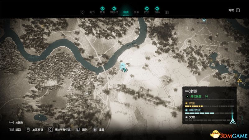《刺客信条：英灵殿》全收集攻略 全武器套装+斗句+世界事件+宝藏收集