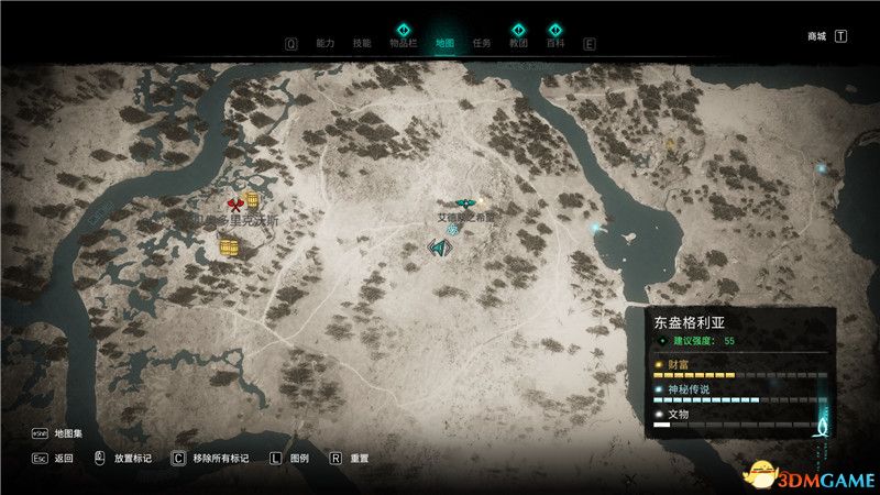 《刺客信条：英灵殿》全收集攻略 全武器套装+斗句+世界事件+宝藏收集