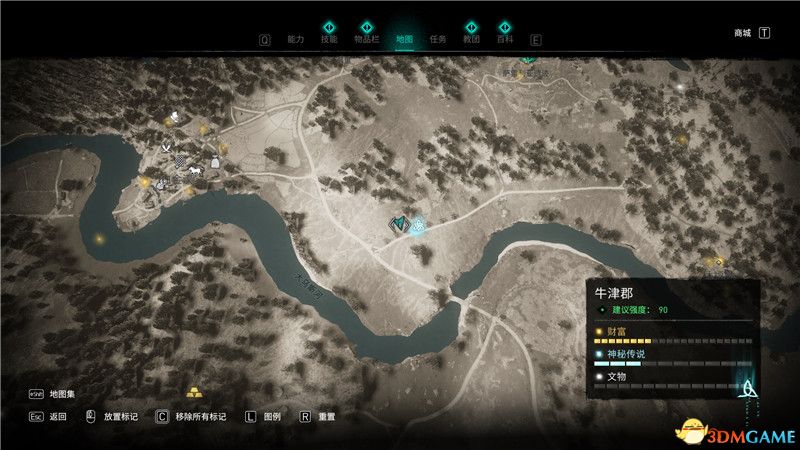 《刺客信条：英灵殿》全收集攻略 全武器套装+斗句+世界事件+宝藏收集