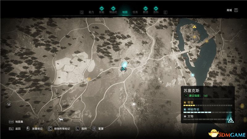 《刺客信条：英灵殿》全收集攻略 全武器套装+斗句+世界事件+宝藏收集