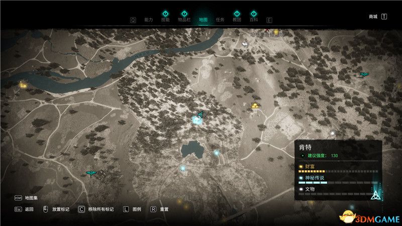 《刺客信条：英灵殿》全收集攻略 全武器套装+斗句+世界事件+宝藏收集