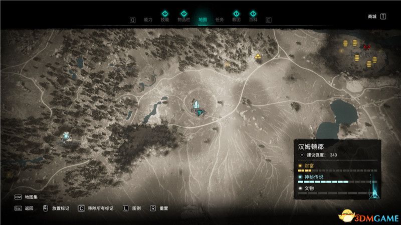 《刺客信条：英灵殿》全收集攻略 全武器套装+斗句+世界事件+宝藏收集