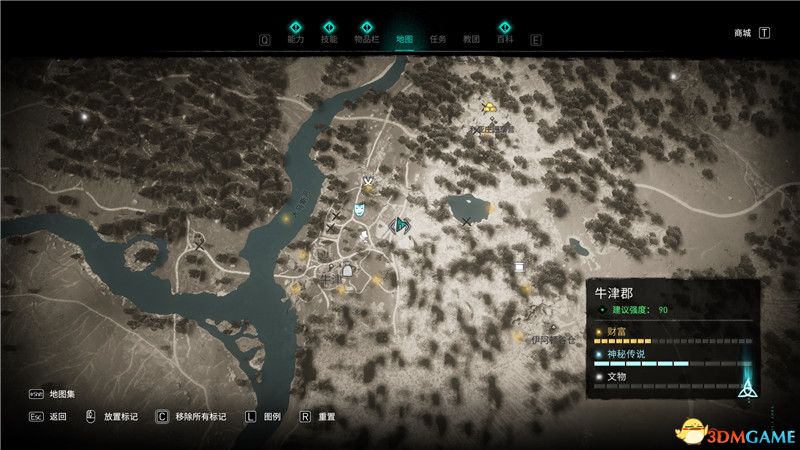 《刺客信条：英灵殿》全收集攻略 全武器套装+斗句+世界事件+宝藏收集